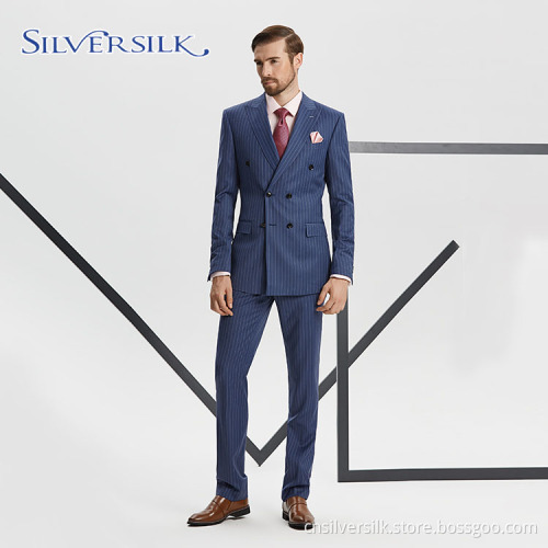 Business casual blazer blue tuxedo suit